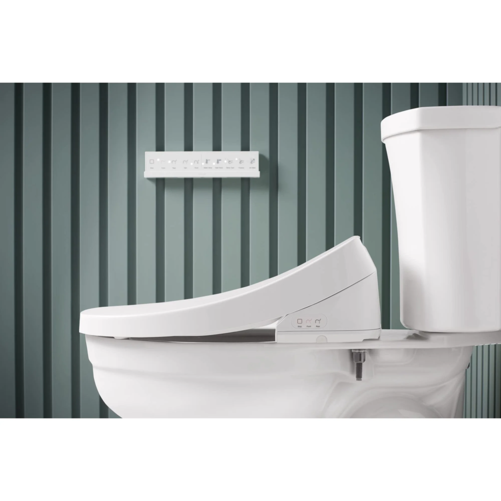 New In-Box KOHLER ELONGATED BIDET C3-325 Toilet Seat with Remote Control - White